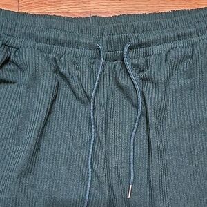 Ribbed Drawstring Men's Shorts